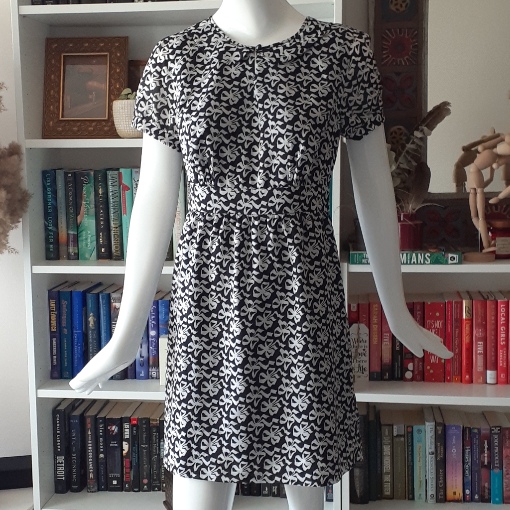 3/30$ J. Crew Bow Romantic Dress